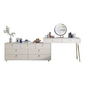 Masa de toaleta premium, masa make-up Glam 150 cm x 40 cm x 60 cm, Homedit