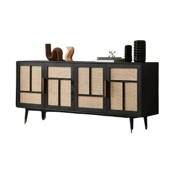 Consola mobilier premium, comoda Manhattan din lemn masiv de frasin 180 cm x 86 cm x 45 cm, Homedit