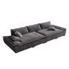 Canapea catifea impermeabila Camelback, Homedit