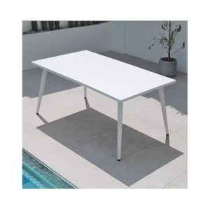 Masă dining Luuke din oțel carbon – 120×70×73 cm | Homedit Masă dining Luuke din oțel carbon – 120×70×73 cm | Homedit