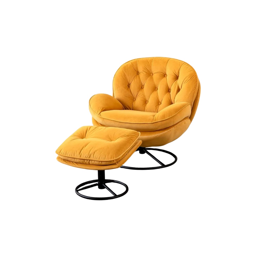 Fotoliu Premium Lounge Noble fara Taburet, 60 x 85 x 82 cm, Homedit Fotoliu Premium Lounge Noble fara Taburet, 60 x 85 x 82 cm, Homedit
