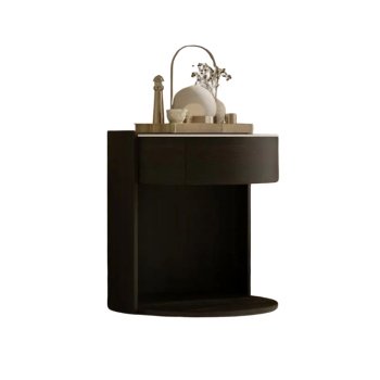 Noptiera Premium Elysian Black, 50 x 50 x 46 cm, Homedit