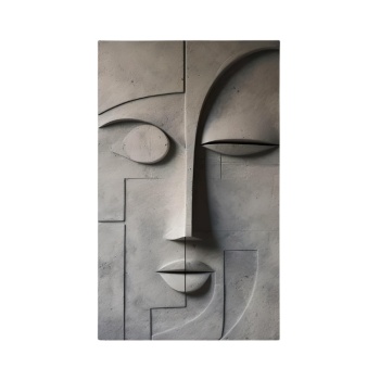 Tablou mineral Terra 160x80 cm – Panou decorativ 3D cu textură de piatră și lemn natural