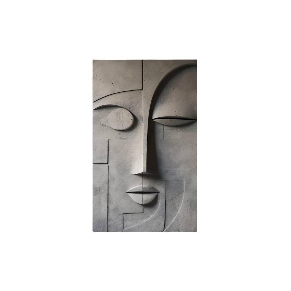 Tablou mineral Terra 160x80 cm – Panou decorativ 3D cu textură de piatră și lemn natural