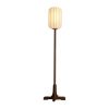 Lampa de podea Aoky, stejar si stofa, 175 x 26 cm, E27, Homedit