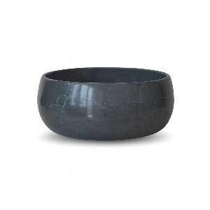 Lavoar Nerro din marmură neagră, 38 cm | Homedit