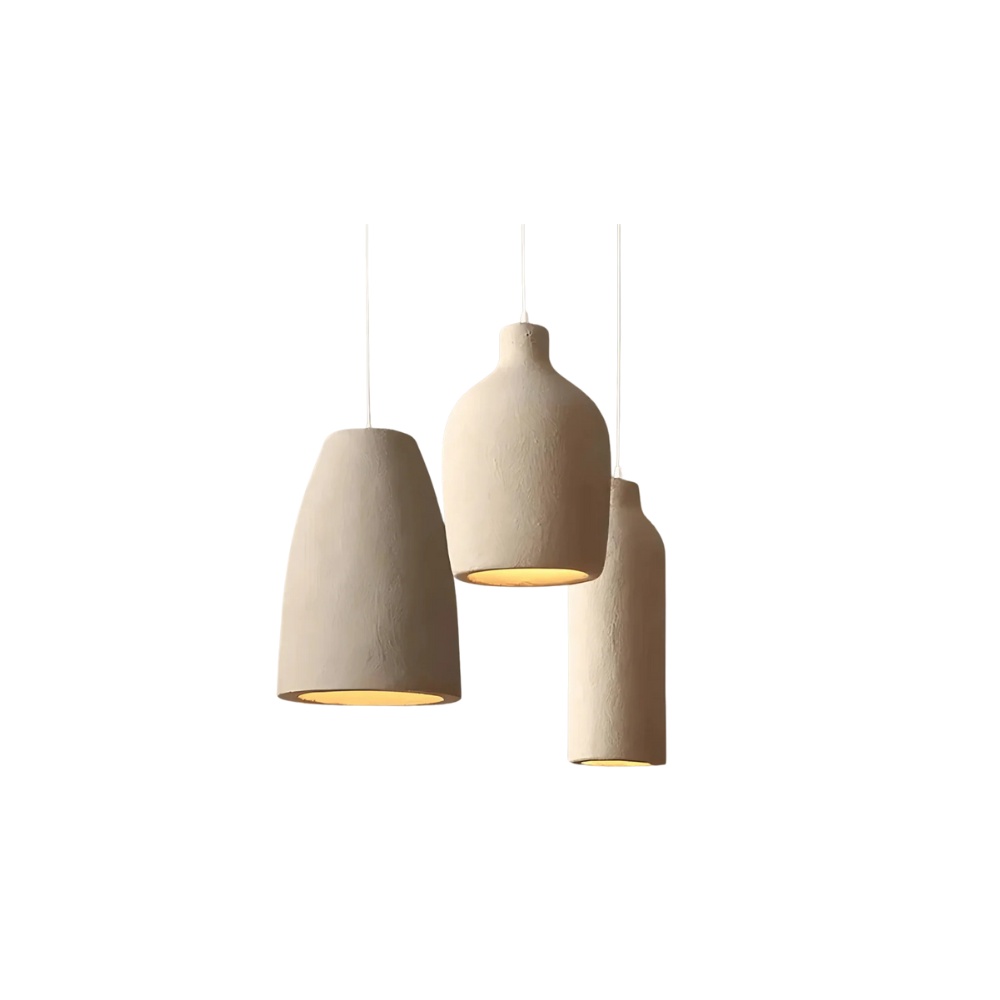 Lustra Clay – Design natural, lumină caldă | Homedit