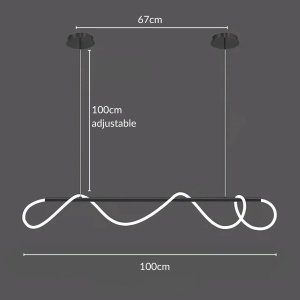 Lustra Modly – Design modern, lungime reglabilă | Homedit