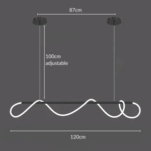 Lustra Modly – Design modern, lungime reglabilă | Homedit