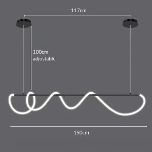 Lustra Modly – Design modern, lungime reglabilă | Homedit