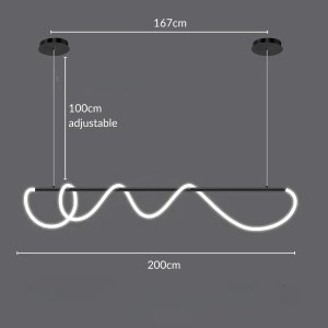 Lustra Modly – Design modern, lungime reglabilă | Homedit