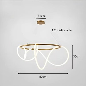 Lustra Rondy – Design rotund, lumină reglabilă | Homedit