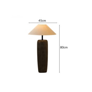 Lampă de podea Clay – Design natural, eleganță discretă | Homedit