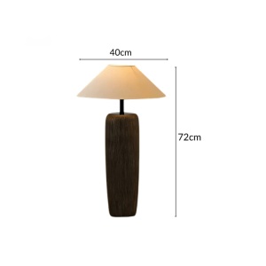 Lampă de podea Clay – Design natural, eleganță discretă | Homedit