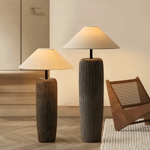 Lampă de podea Clay – Design natural, eleganță discretă | Homedit