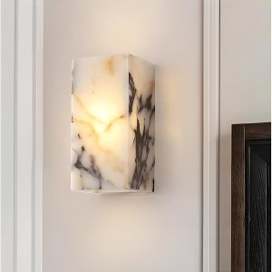 Lampa de perete Tarro din marmură – eleganță atemporală | Homedit