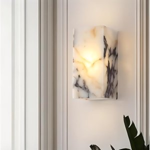 Lampa de perete Tarro din marmură – eleganță atemporală | Homedit