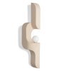 Lampa de perete Wadd – design sculptural din ceramică și alamă periată | Homedit