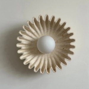 Aplică de perete Bowl ceramică – design sculptural, 25 cm | Homedit