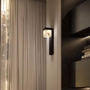 Aplica de perete Fool din metal și piatră Cloud Stone, design modern | Homedit