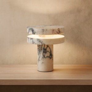 Lampă Cosmo din marmură cu LED – Design modern și elegant | Homedit