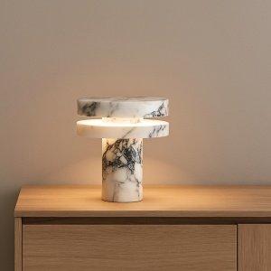 Lampă Cosmo din marmură cu LED – Design modern și elegant | Homedit