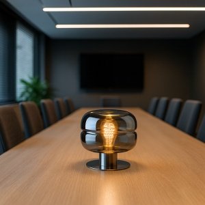 Lampă Zona din sticlă și metal – design modern și rafinat| Homedit