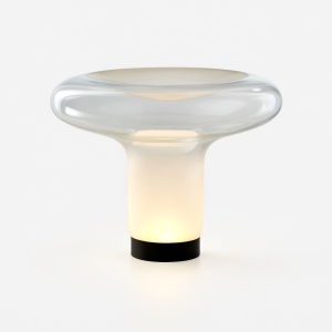 Lampă de masă Nebula – design futurist din sticlă