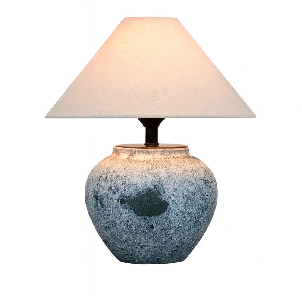 Lampa Pate – Eleganță ceramică cu abajur textil | Homedit