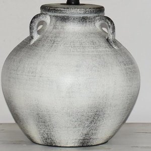 Lampă Cupra din ceramică cu abajur textil – design clasic modern| Homedit