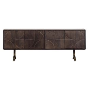 comoda tv lemn de mango geoda, 70 x 180 x 40 cm, homedit