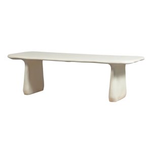 Masă de exterior Doole din material compozit | Design organic și finisaj natural