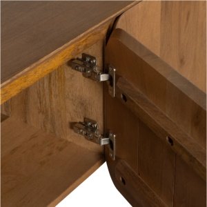 Comodă TV Retico din lemn masiv mango cu 3 uși – design modern | Homedit