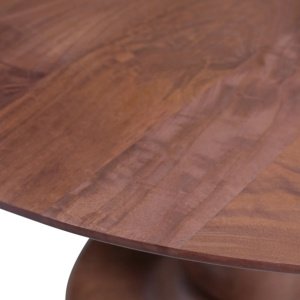 Masă dining Pawn lemn masiv mango, finisaj nuc | Homedit