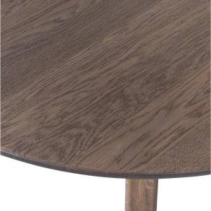 Masă Dining Rotundă Ariv din Lemn Masiv de Stejar | Homedit