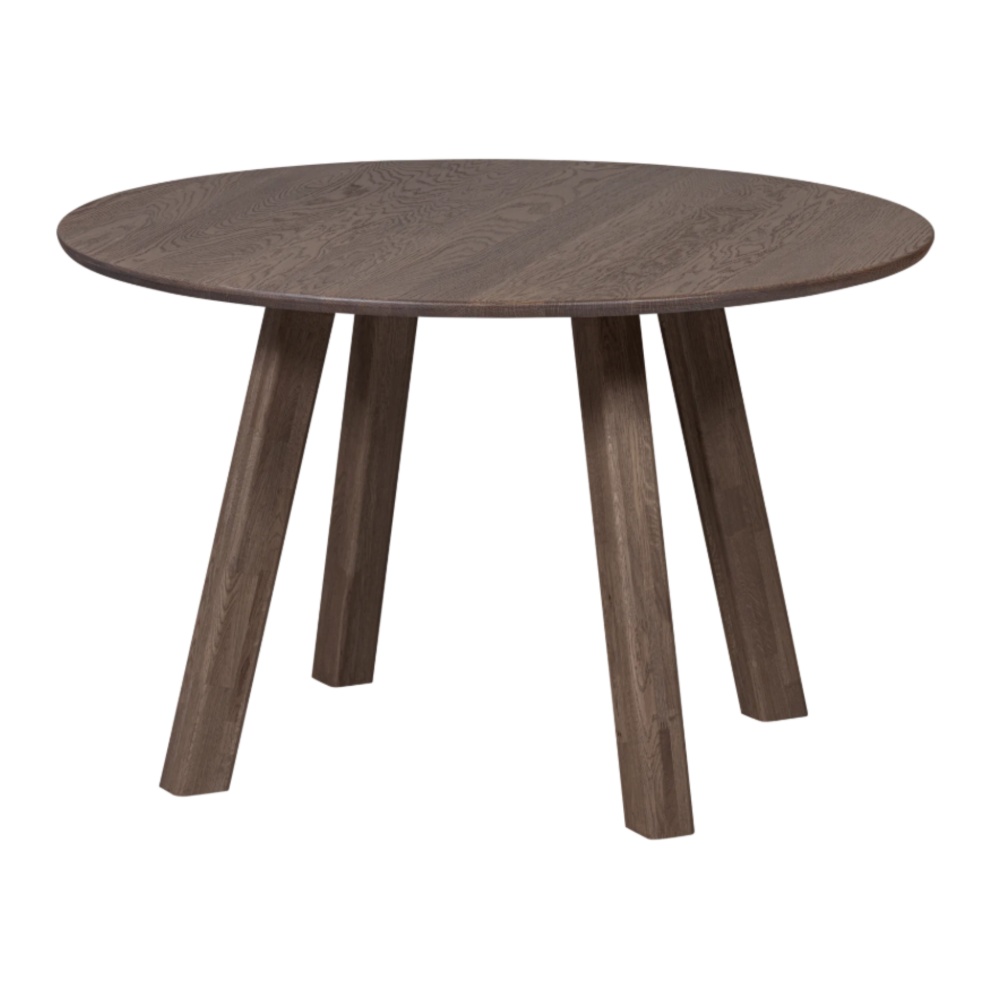 Masă Dining Rotundă Ariv din Lemn Masiv de Stejar | Homedit