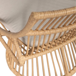 Fotoliu Liora din ratan împletit – Design natural pentru interior și exterior | Homedit
