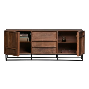 Comodă TV Nirma din lemn masiv de mango – design natural și elegant | Homedit Comodă TV Nirma din lemn masiv de mango – design natural și elegant | Homedit