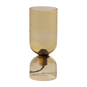 Lampa de birou Acai din sticlă ciocănită – design modern cu lumină caldă și elegantă Lampa de birou Acai din sticlă ciocănită – design modern cu lumină caldă și elegantă