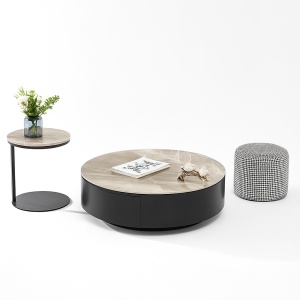 set  masa cafea , Comoda tv extensibila, (180-260) x 40 x 29 cm Nicole, Homedit