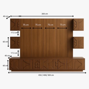 set living premium geotry, lemn de stejar, homedit