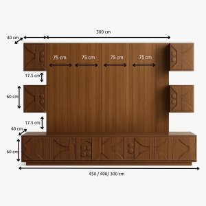 set living premium geotry, lemn de stejar, homedit