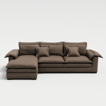 Coltar Alyma cu lungimea de 3 m, realizat din material tehnologic cu tratament anti-pată, Homedit