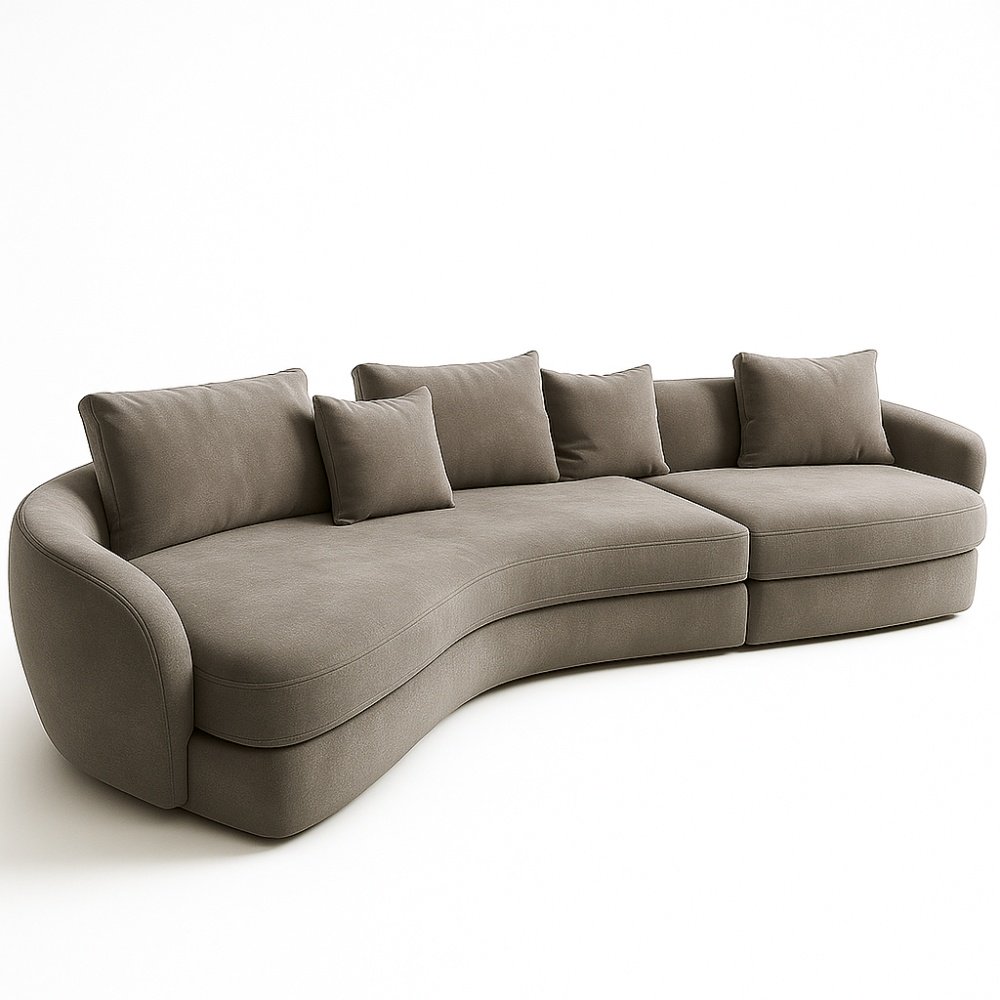 Canapea Suedi Large, 320 x 155 x 65 cm, Homedit