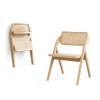 Scaun pliabil din lemn masiv premium Sole, Homedit