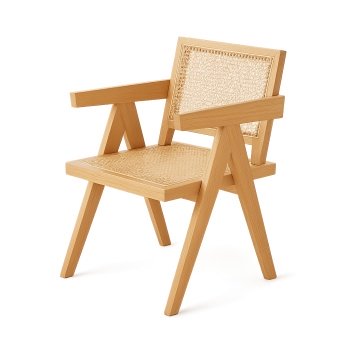 Scaun Premium Din Lemn Masiv natural Strad, 81 x 51 x 52 cm, Homedit