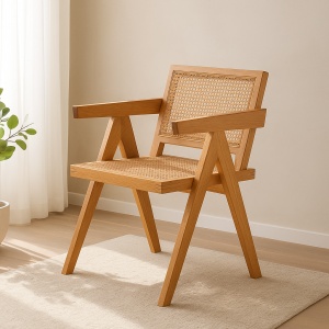 Scaun Premium Din Lemn Masiv natural Strad, 81 x 51 x 52 cm, Homedit