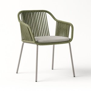 Scaun verde pentru terasa Bibo, Homedit