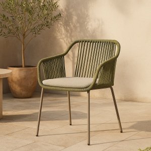 Scaun verde pentru terasa Bibo, Homedit