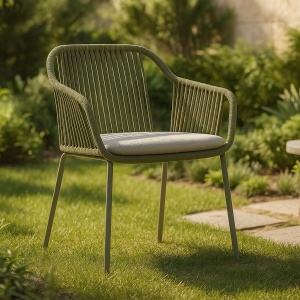 Scaun verde pentru terasa Bibo, Homedit